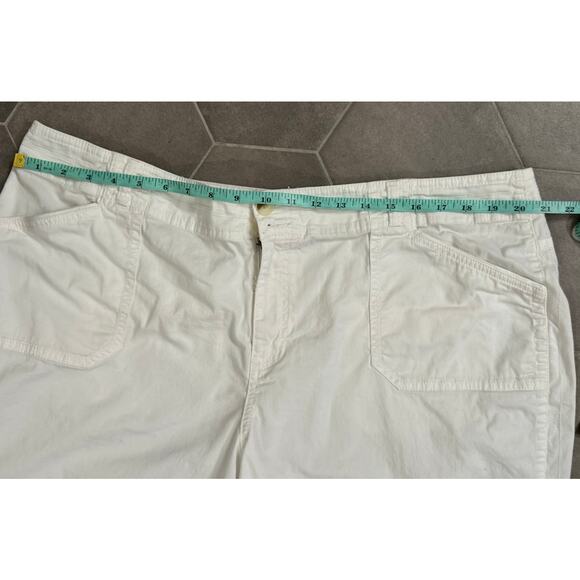Sonoma Life Style White Capri Ankle Pants SIze 20W - Picture 6 of 7